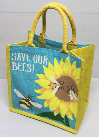 Jute Shopper- Save our Bees