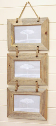 Hanging Triple Picture Frame